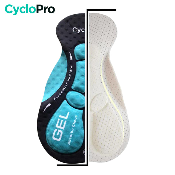 Schwarzes Radfahren Curess Pro Fit - Haut+