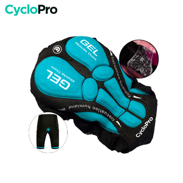 Schwarzes Radfahren Curess Pro Fit - Haut+