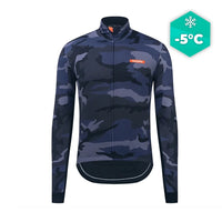 Dunkelblauer Radfahren Thermaljacke - Kommandeur