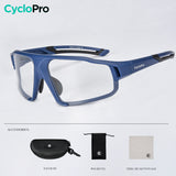 lunette photochromique velo bleue 1