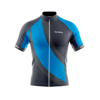 maillot cyclisme bleu gladiator