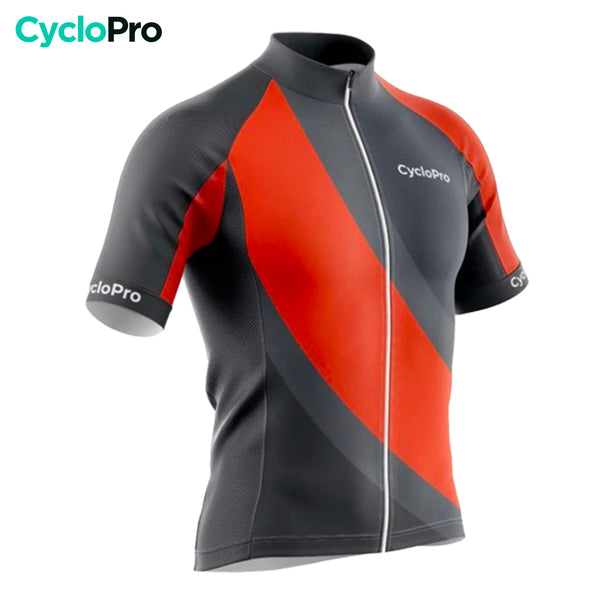 maillot cyclisme orange gladiator 34