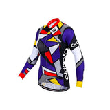 Mosaik -Radfahren Long Jersey - Winter