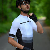 maillot cycliste agility blanche 1