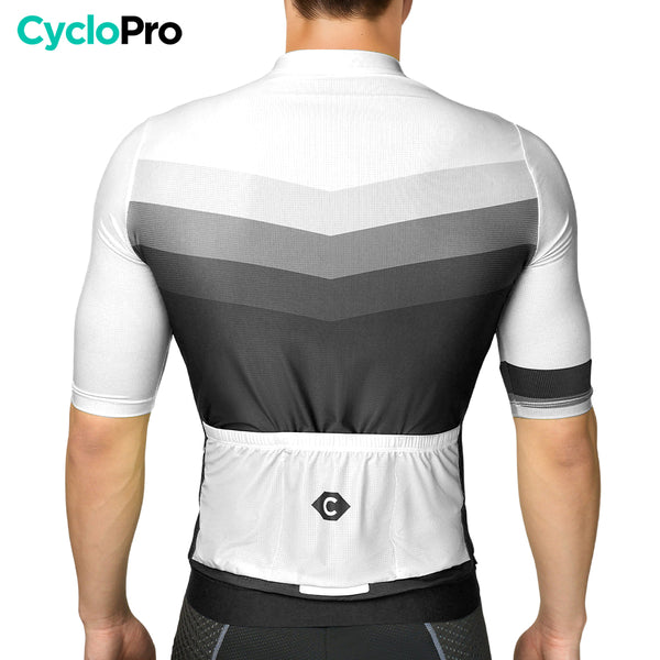 maillot de cyclisme agility blanc homme 1