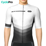 maillot de cyclisme agility face blanc homme