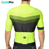 maillot de cyclisme face agility jaune 3