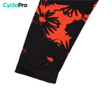 maillot manches longues vtt noir rouge manches