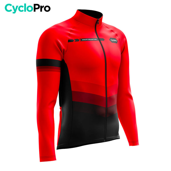 Red Winter Cycling Outfit - Agility - Destockage