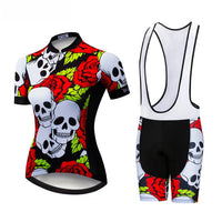 tenue cyclisme femme skull