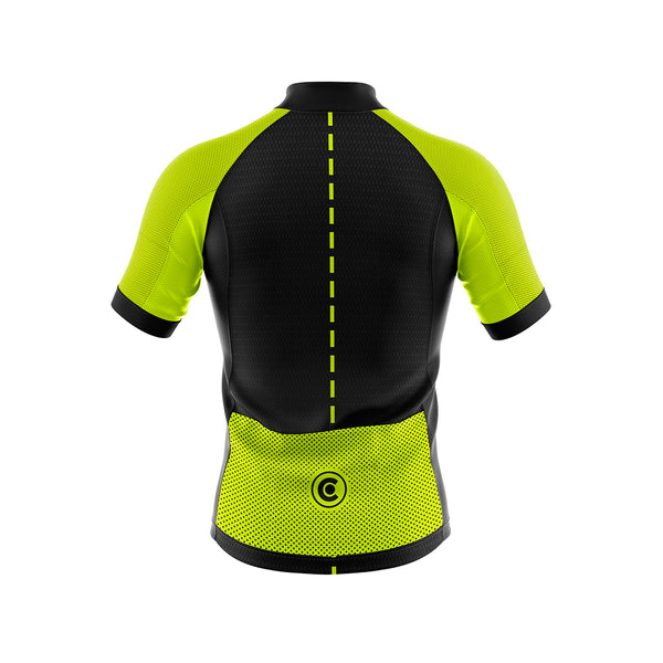 tenue cycliste ete jaune poches 3