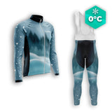 TENUE CYCLISTE HIVER HOMME BLEUE - SNOW+ tenue cyclisme homme CycloPro XS 