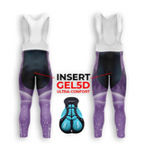 Winter Radfahren Outfit Violett - Schnee+