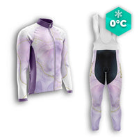 TENUE CYCLISTE HIVER HOMME VIOLETTE - TEINTE+ tenue cyclisme homme CycloPro XS 