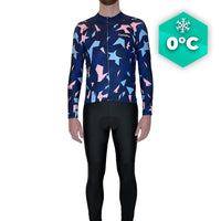 Tenue cycliste hiver Rose et bleue - Origami tenue cyclisme homme GT-Cycle Outdoor Store Avec M 