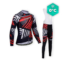 TENUE CYCLISTE HIVER ROUGE - DIRTY+ tenue de cyclisme CycloPro Avec XS 