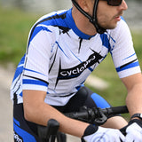 tenue cycliste homme bleu sensas 7