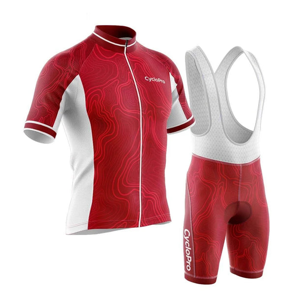tenue cycliste ete fluidity rouge