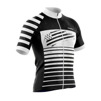 tenue de cyclisme noire et blanche bretagne 1