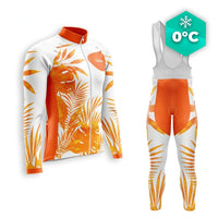 TENUE DE CYCLISTE HIVER HOMME ORANGE - NATURA+ tenue de cyclisme hiver GT-Cycle Outdoor Store XS 