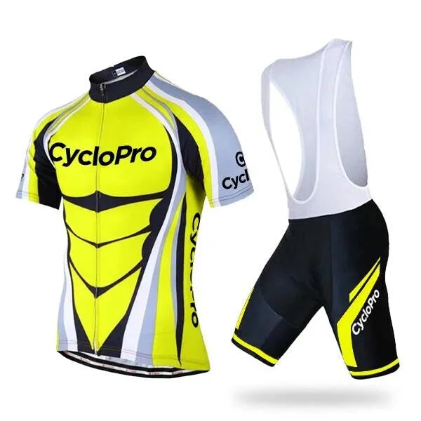 tenue cycliste ete atmosphere jaune