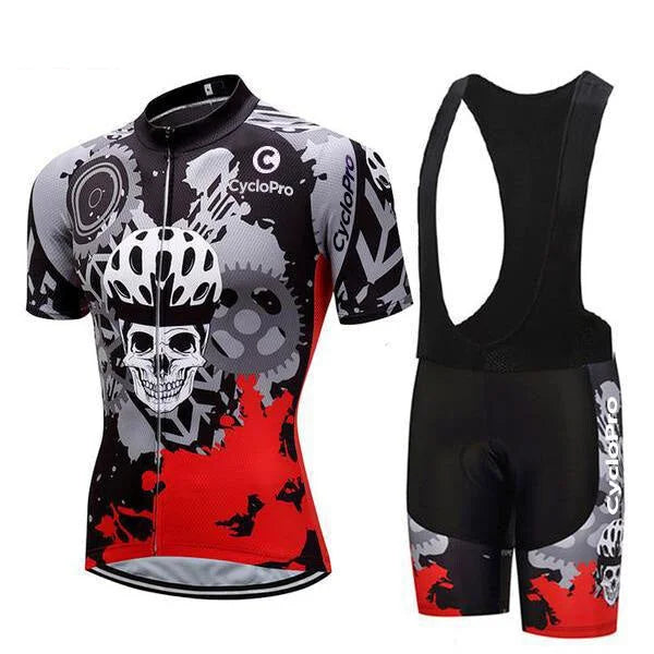 tenue cycliste ete skull