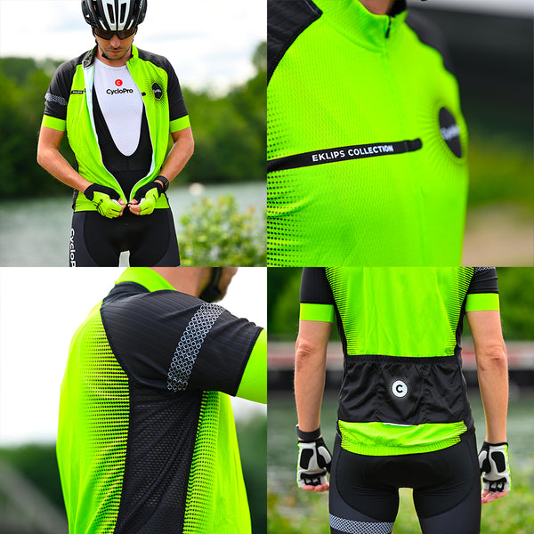 Grüner Sommer -Radsport -Outfit - Eklïps Sammlung