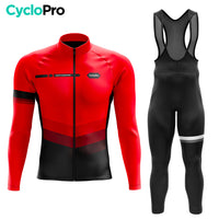 Red Winter Cycling Outfit - Agility - Destockage