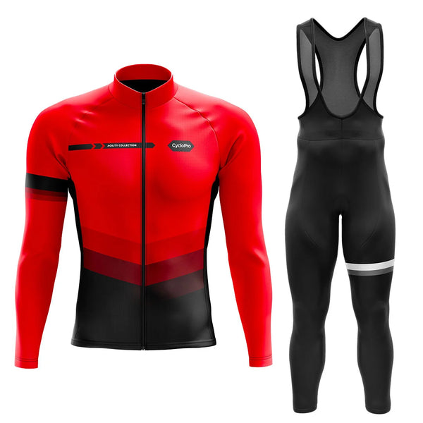 Red Winter Radsport -Outfit - Agilität