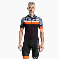 tenue cycliste ete camoride orange
