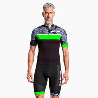 tenue cycliste ete camoride verte