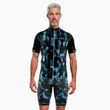 tenue cycliste ete militaro bleue