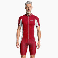 tenue cycliste ete fluidity rouge
