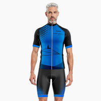 tenue cycliste ete ventoux BLEU