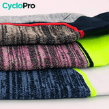 Chaussettes cyclisme hiver blanches confort 2