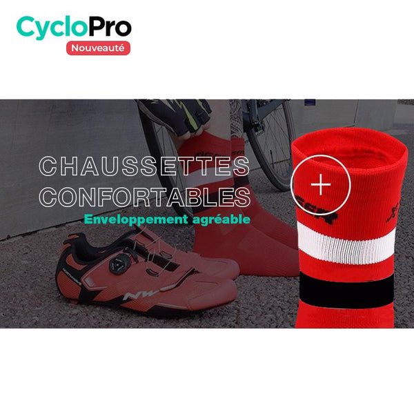 Chaussettes pour cycliste Verte Chaussettes respirantes X-TIGER Official Store 