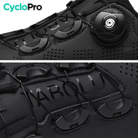 Chaussures Noires Route/VTT- Road+ - DESTOCKAGE Chassures plates vélo CycloPro 