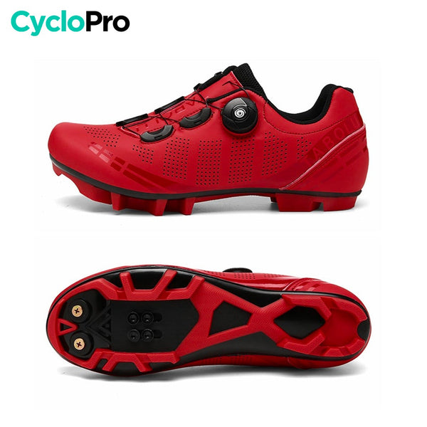 Chaussures Vélo Rouges VTT/MTB - XC chaussures vélo xc CycloPro 