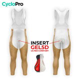 COLLANT CYCLISTE AUTOMNE HOMME MARRON - CUBIC+ cuissard long homme GT-Cycle Outdoor Store 