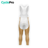 COLLANT CYCLISTE AUTOMNE HOMME MARRON - CUBIC+ cuissard long homme GT-Cycle Outdoor Store 