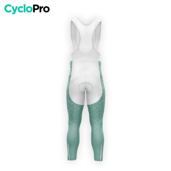 COLLANT CYCLISTE AUTOMNE HOMME VERT - CUBIC+ cuissard long homme GT-Cycle Outdoor Store 