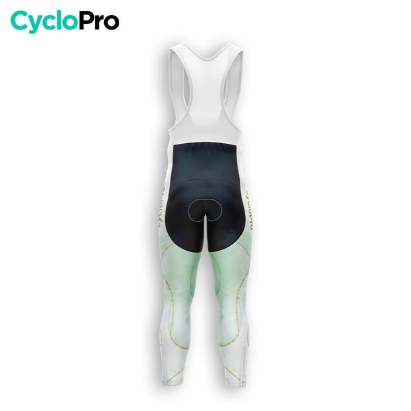 COLLANT CYCLISTE AUTOMNE HOMME VERT - TEINTE+ cuissard long homme GT-Cycle Outdoor Store 