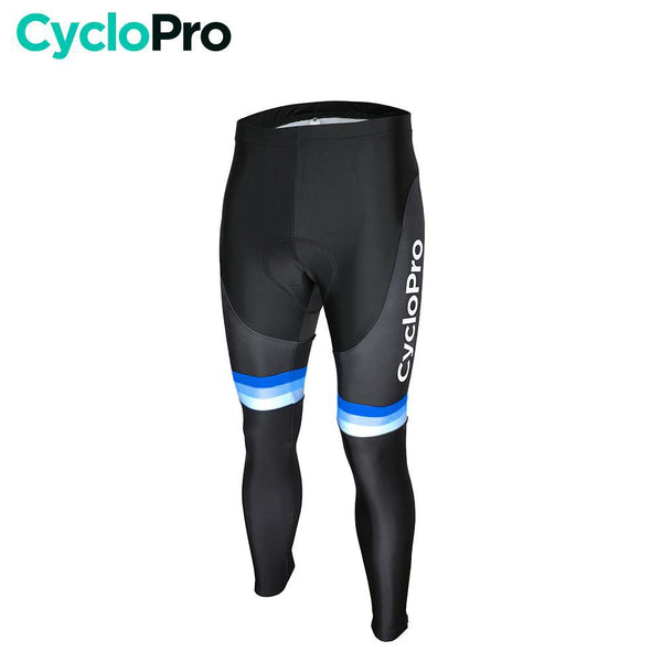 COLLANT CYCLISTE BLEU ÉVASION+ - AUTOMNE - HOMME cuissard long homme GT-Cycle Outdoor Store XS Sans Bretelles 