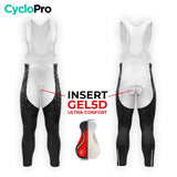 COLLANT CYCLISTE HIVER HOMME / NOIR - CUBIC+ - DESTOCKAGE cuissard long homme CycloPro 