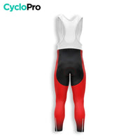 COLLANT CYCLISTE HIVER HOMME / ROUGE - DIMENSION+ - DESTOCKAGE cuissard long homme CYCLO PRO 