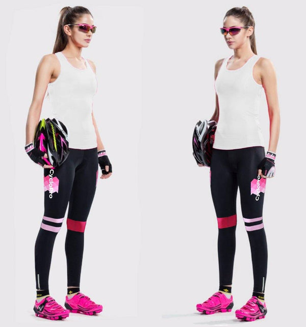 COLLANT CYCLISTE POUR FEMMES - HIVER Collant automne femme CycloPro 