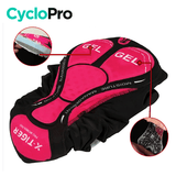 COLLANT CYCLISTE POUR FEMMES NOIRE ET ROSE - HIVER collant thermique femme GT-Cycle Outdoor Store 