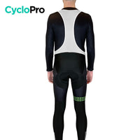 COLLANT CYCLISTE VERT LIBERTY+ - HIVER - DESTOCKAGE collant thermique homme GT-Cycle Outdoor Store 