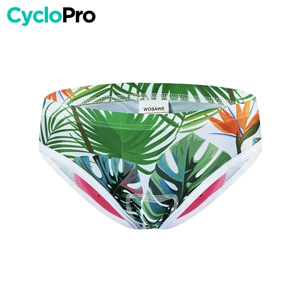 CULOTTE FLEURS HAWAÏENNES VTT/CYCLISME ABSOR+ - FEMME Culotte absorbe chocs I*Love*Cycling Store 