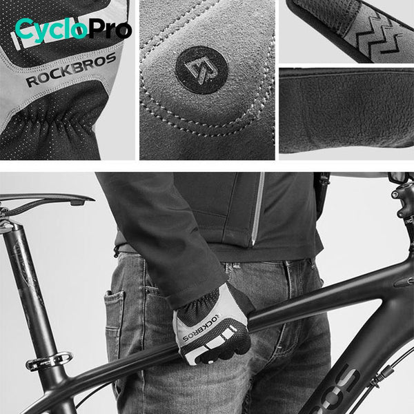 Gants montants hiver - Protect+ Gants vélo hiver CycloPro 